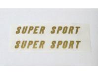Image of Fuel tank Super Sport emblem set (F1)